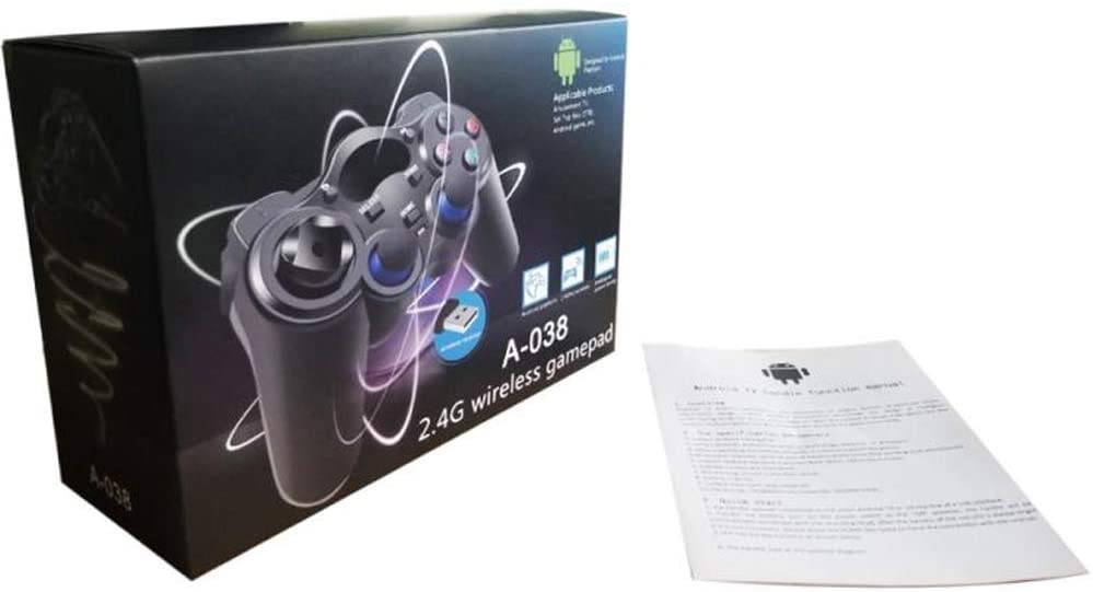 USB Wireless Gaming Controller Gamepad for PC/Laptop Computer(Windows XP/7/8/10) & PS3 & Android & Steam (Black1)