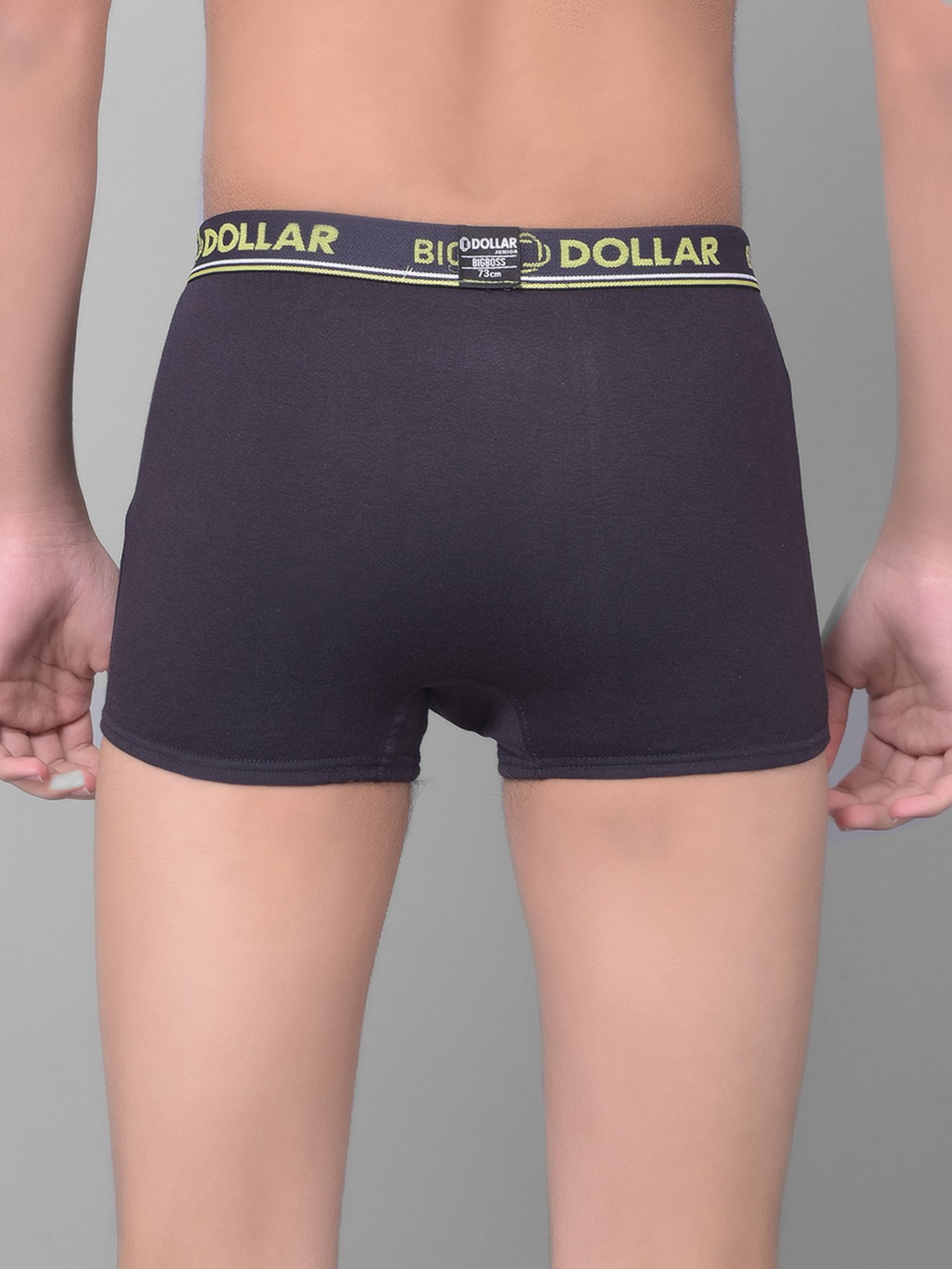 HOP Kids by Westside Yellow Printed Cotton Briefs - Pack of 5