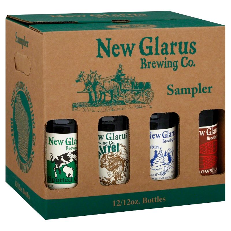 New Glarus Beer Sampler Pack - 12pk/12 fl oz Bottles