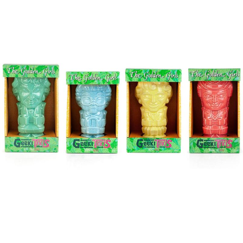 Beeline Creative Geeki Tikis The Golden Girls Ceramic Mugs | Set of 4