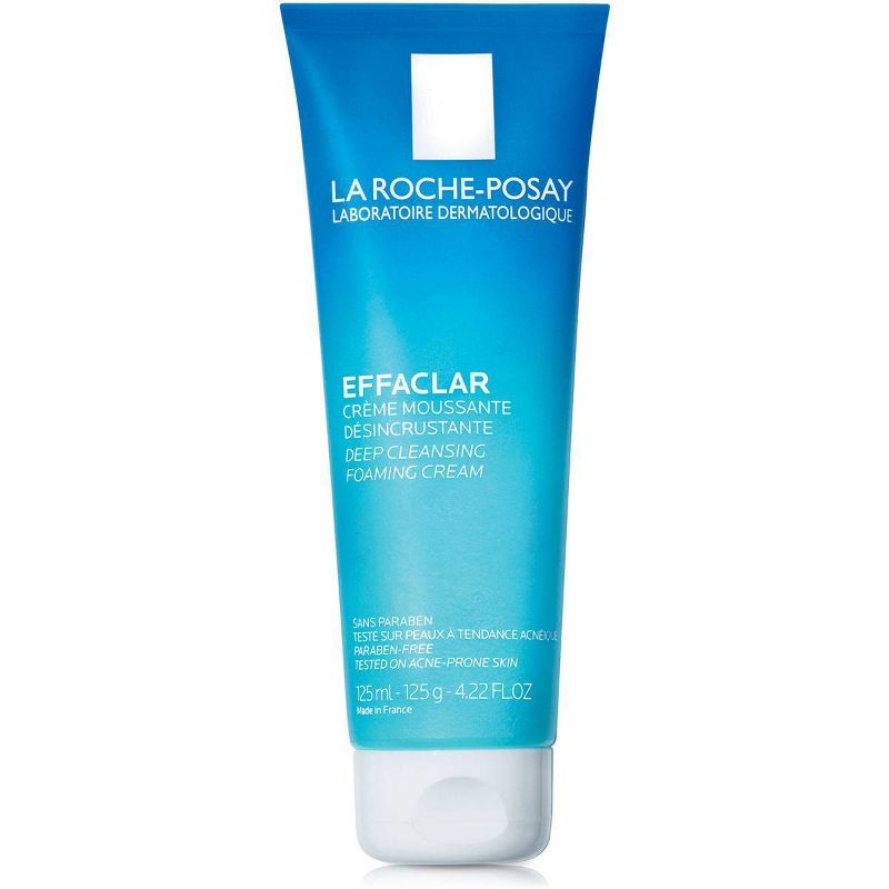 La Roche-Posay Effaclar Deep Cleansing Foaming Cream Face Cleanser - 4.2oz