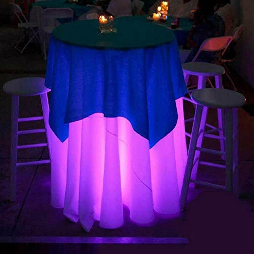 Decorative ABS Chargeable Light 16 Colors Easy Install 5050SMD Waterproof Base Remote Control Mini Mood Lamp USB Swimming Pool