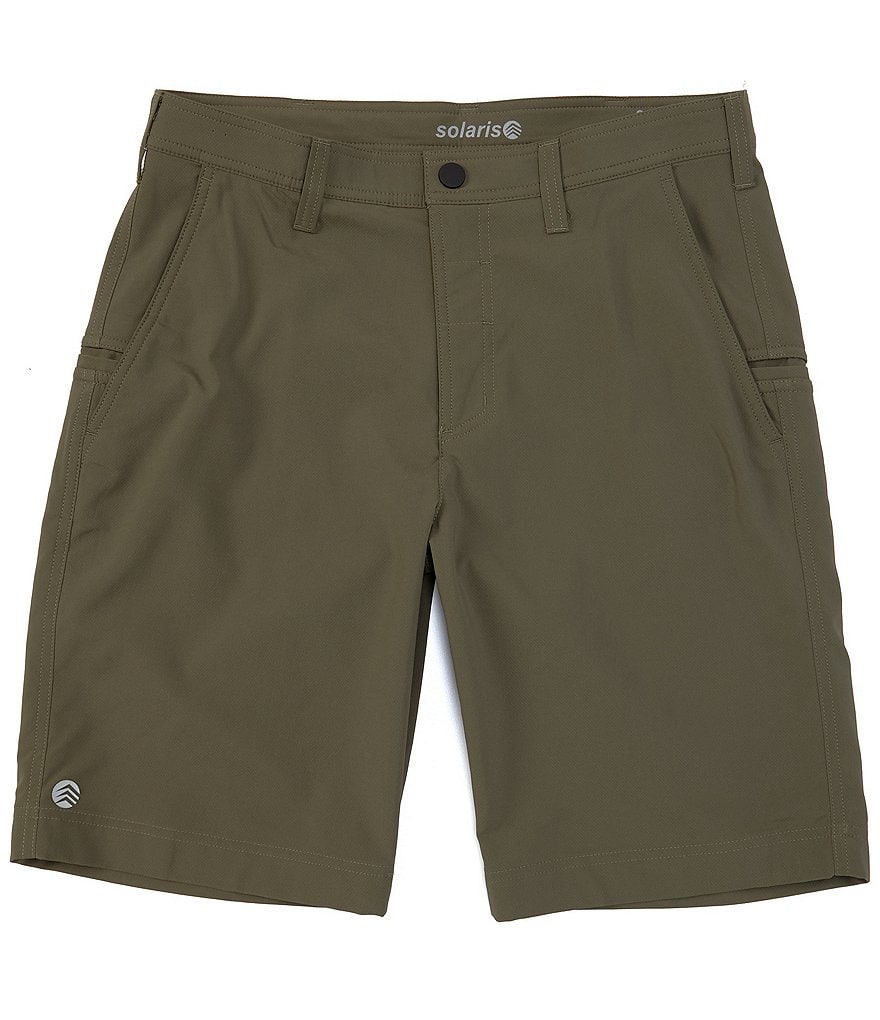 Solaris 10#double; Inseam Flat-Front Performance Outdoor Shorts