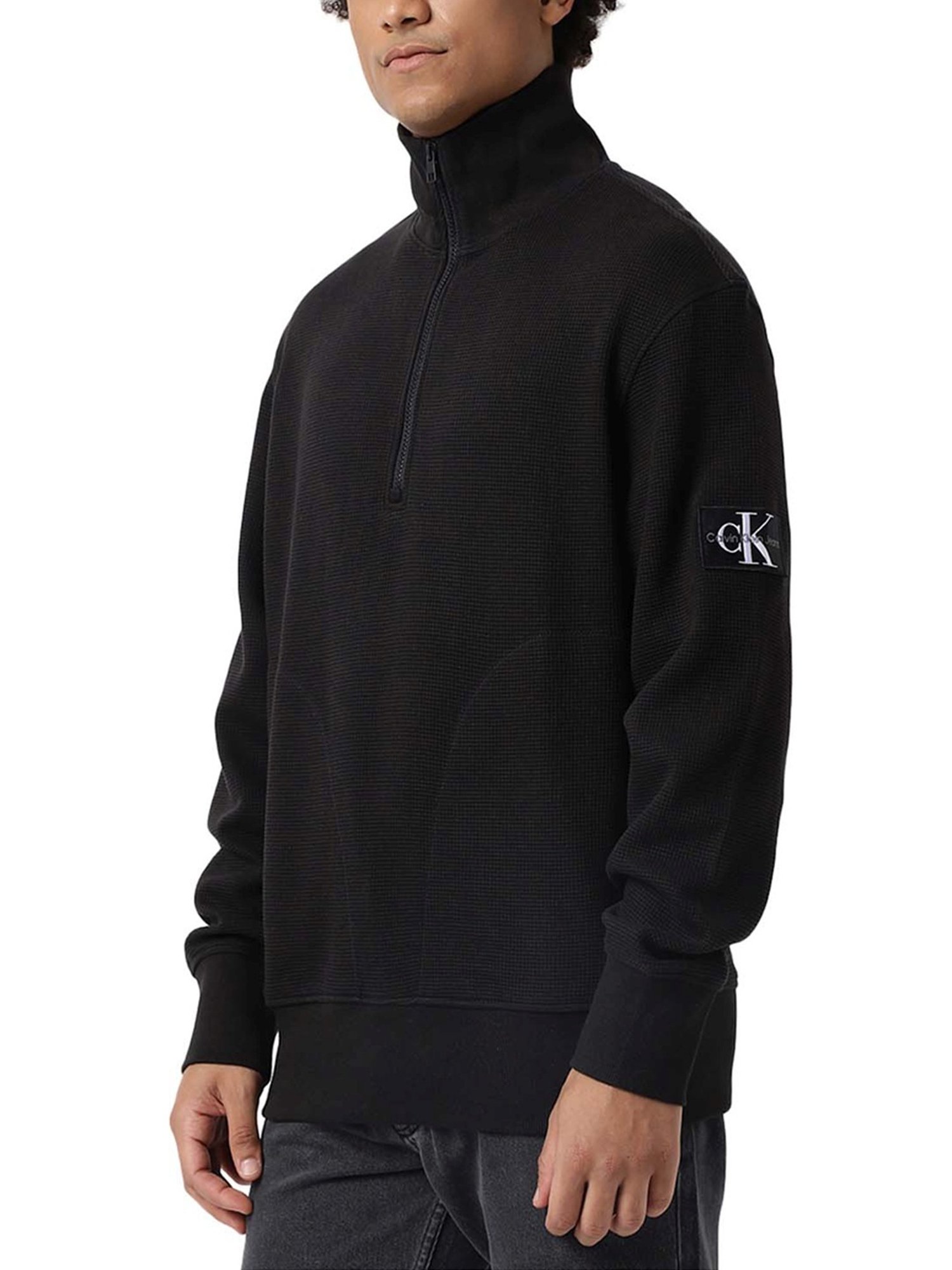 Calvin Klein Jeans Black Comfort Fit Sweater