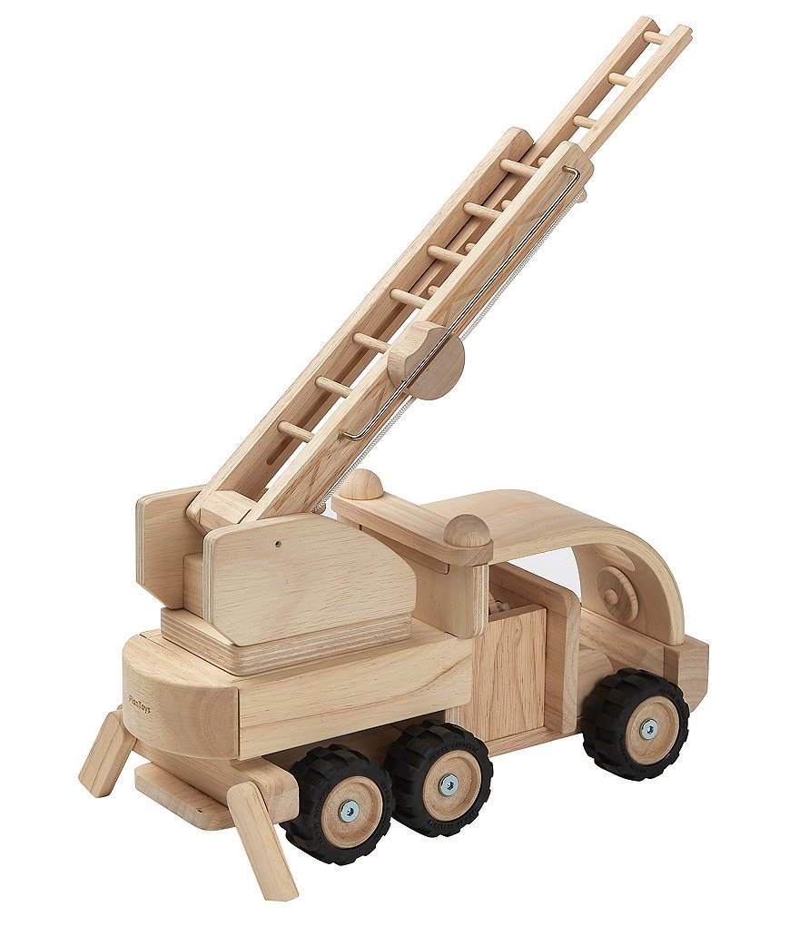 Plan Toys Wooden Toy Fire Truck