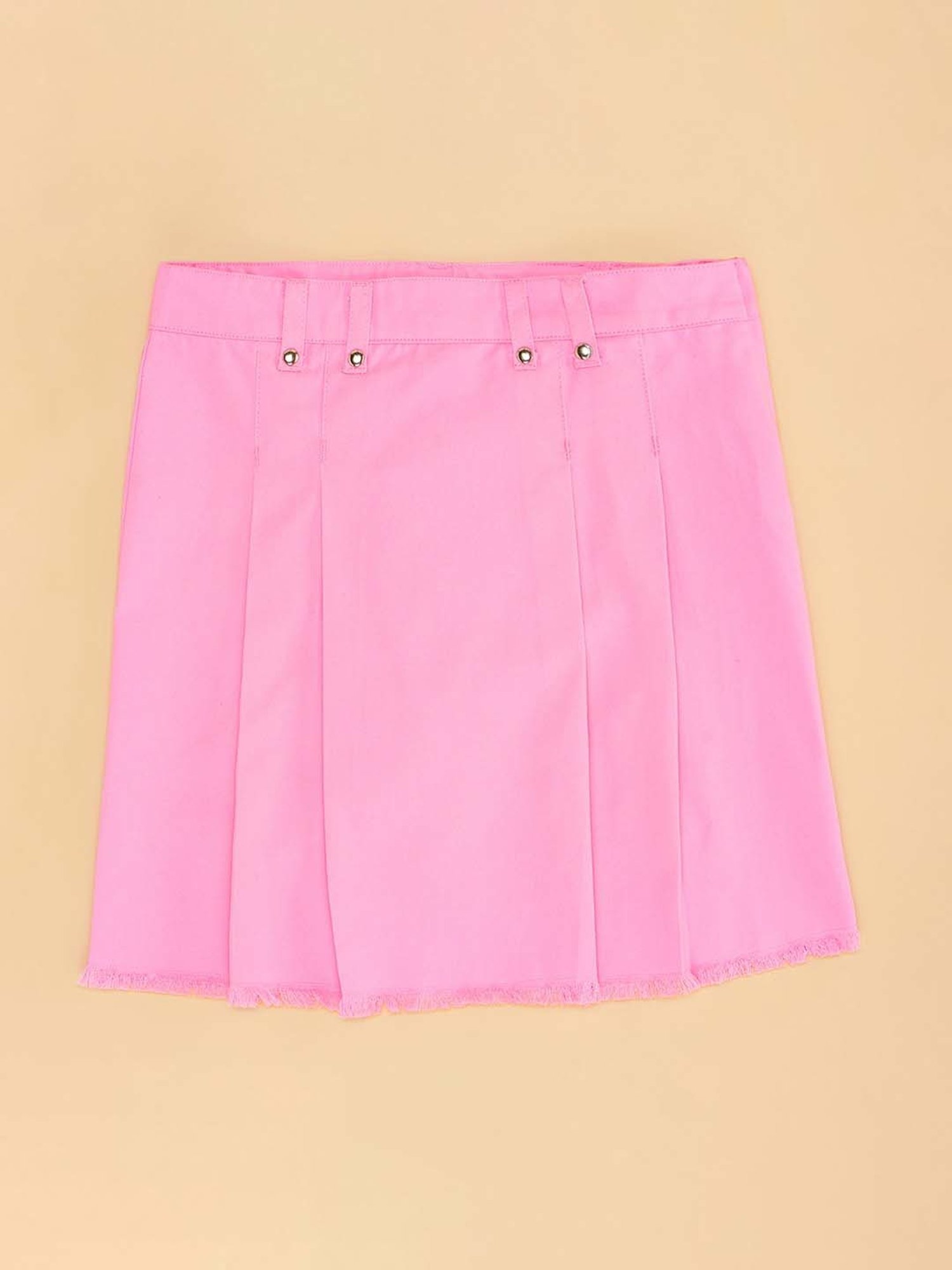 Angel & Rocket Kids Pink Floral Print Skirt