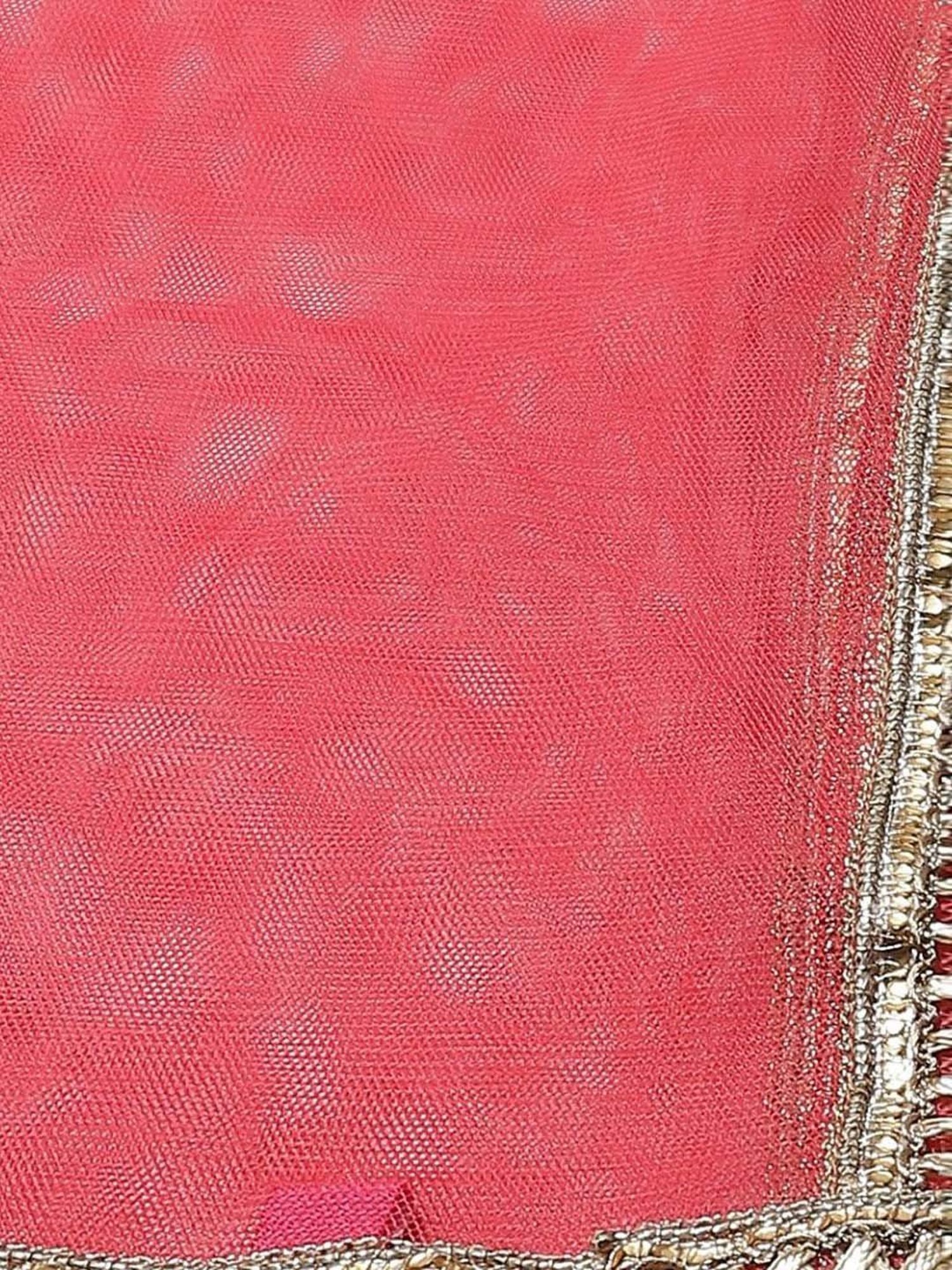 Biba Kids Smokey Blue & Pink Cotton Printed Kurta Set