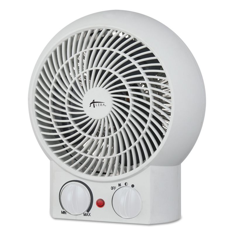 Pelonis HF-0063 1500-Watt 2-Setting Portable Oscillating Small Room Digital Fan and Personal Space Heater, Black