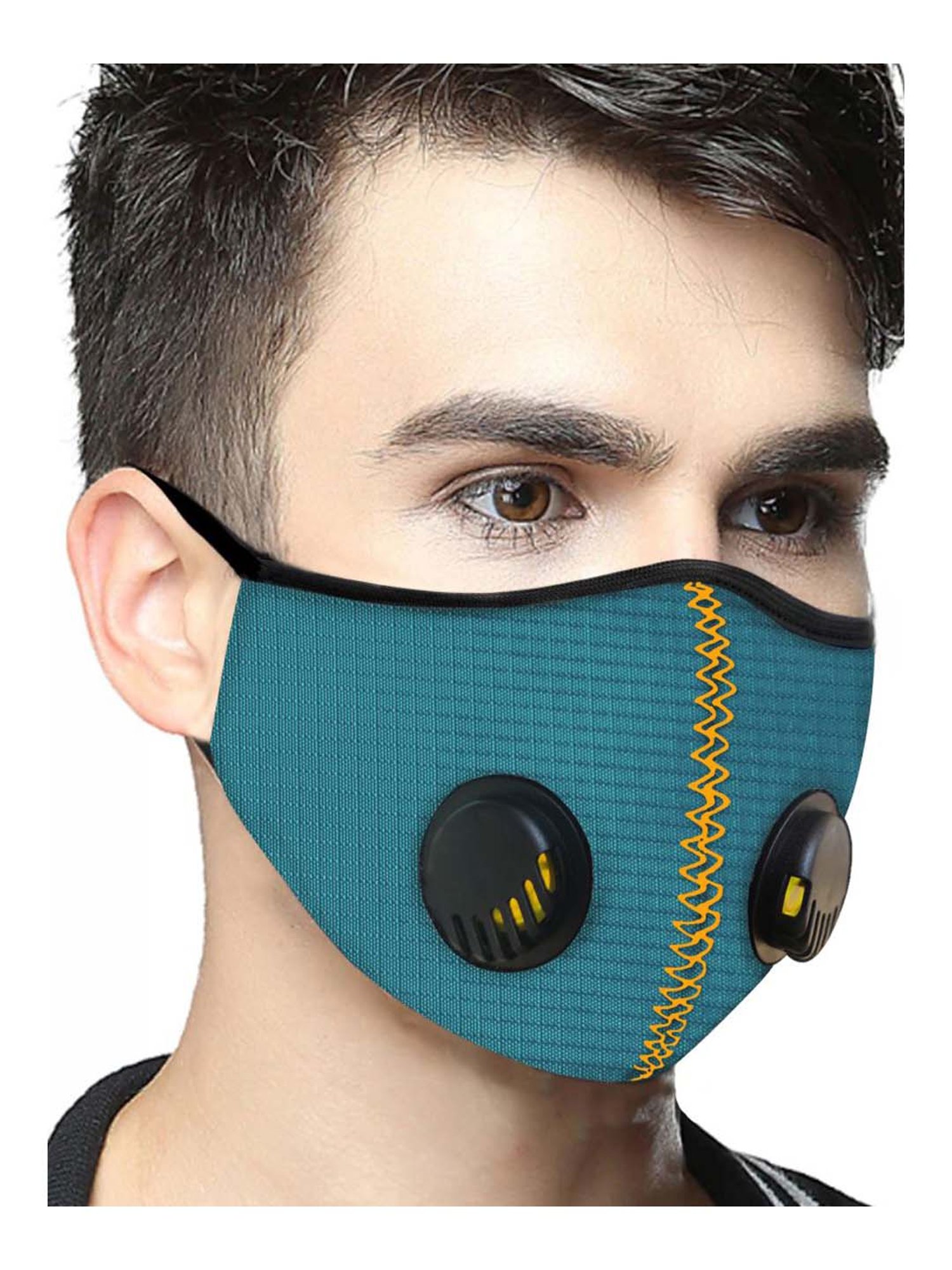 Lioncrown 3 Layered N95 Face Mask with Dual Respirator