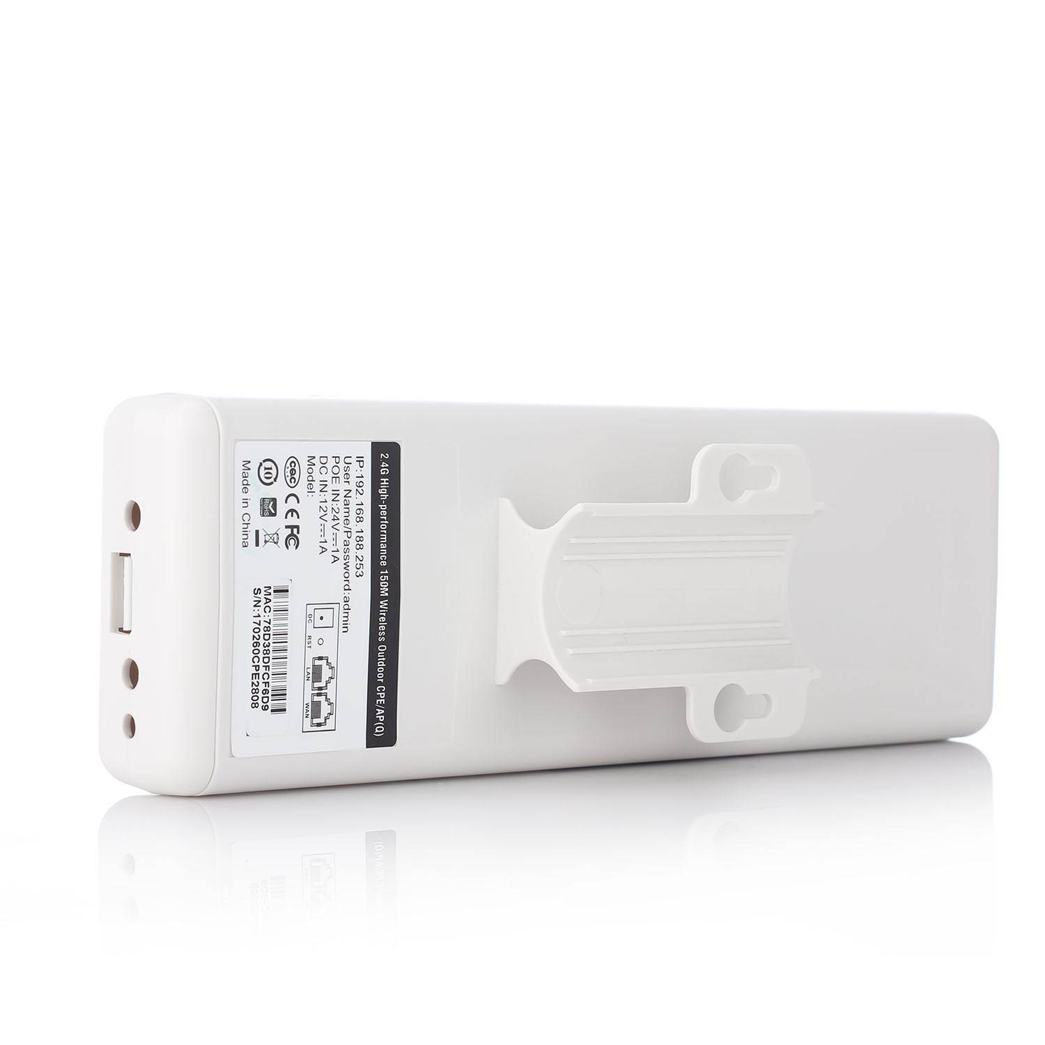 KuWfi CPE450 Wireless Long Range 2-3km 5.8Ghz 900Mbps Wireless Outdoor CPE wifi Bridge High Power Wireless Router Super WDS Wifi Reapter with 14dBi Antenna 24V POE support