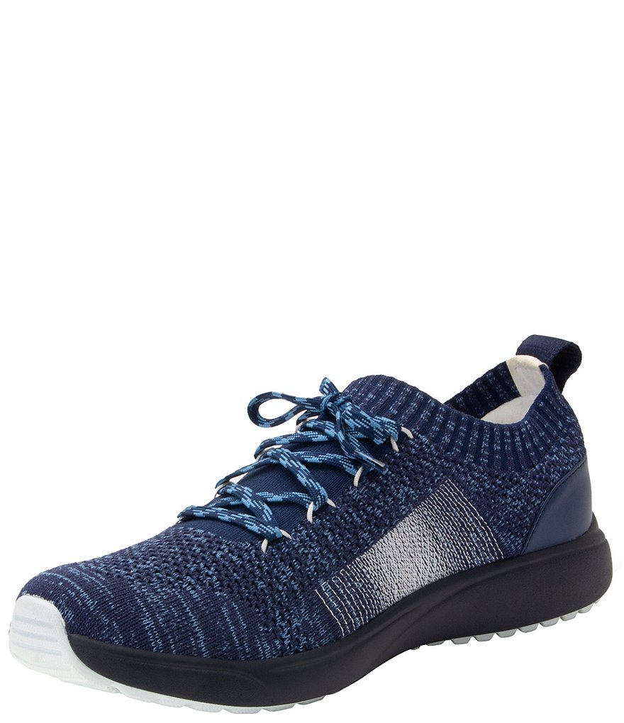Traq by Alegria Peaq Dream Fit Knit Lace-Up Pedometer Sneakers
