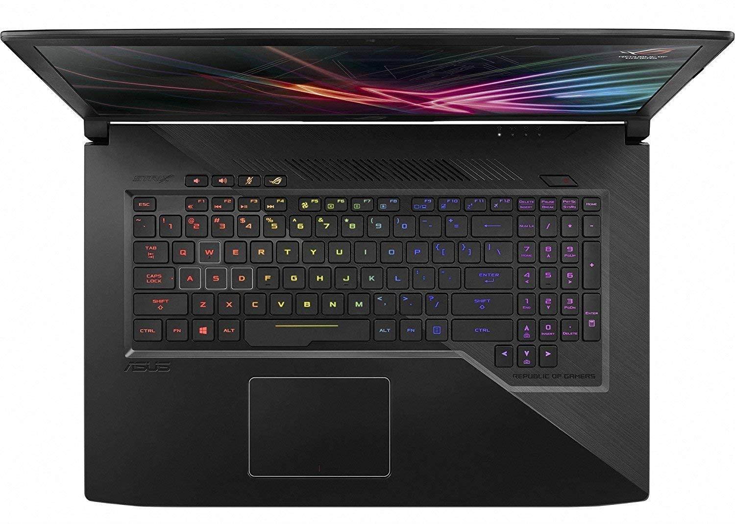 Leze - Ultra Thin Soft Keyboard Protector Skin Cover for ASUS FX503VD FX504,ROG STRIX GL503 GL703 Gaming Laptop - Black