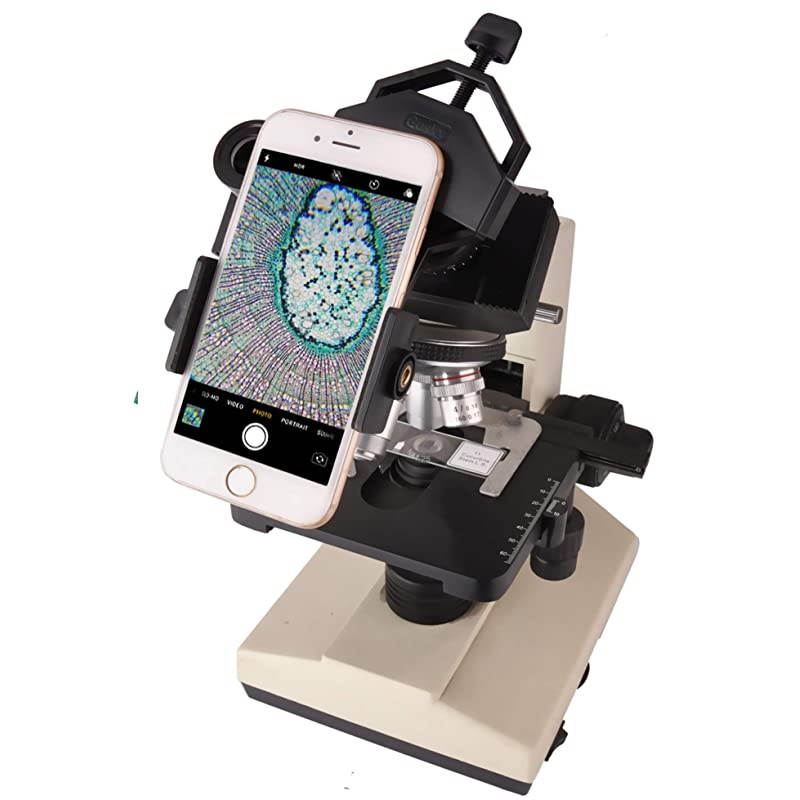 Universal Cell Phone Adapter Mount - Compatible Binocular Monocular Spotting Scope Telescope Microscope-Fits almost all Smartphone on the Market -Record The Nature The World