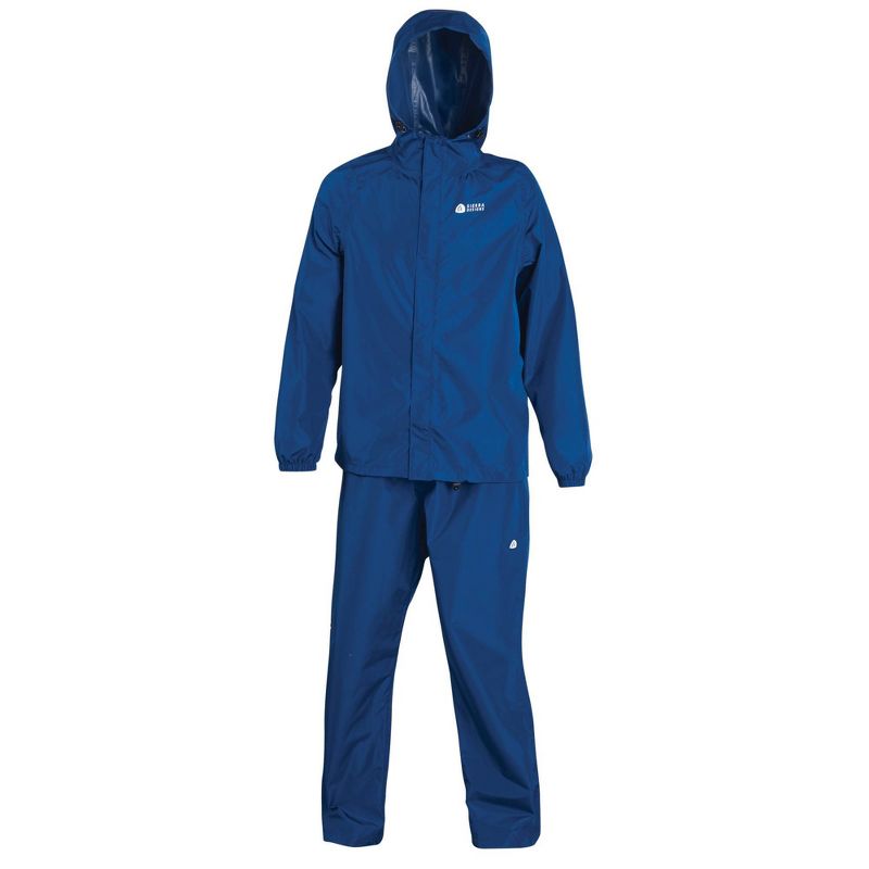 Sierra Designs Adult Packable Rain Set Blue - XL/XXL