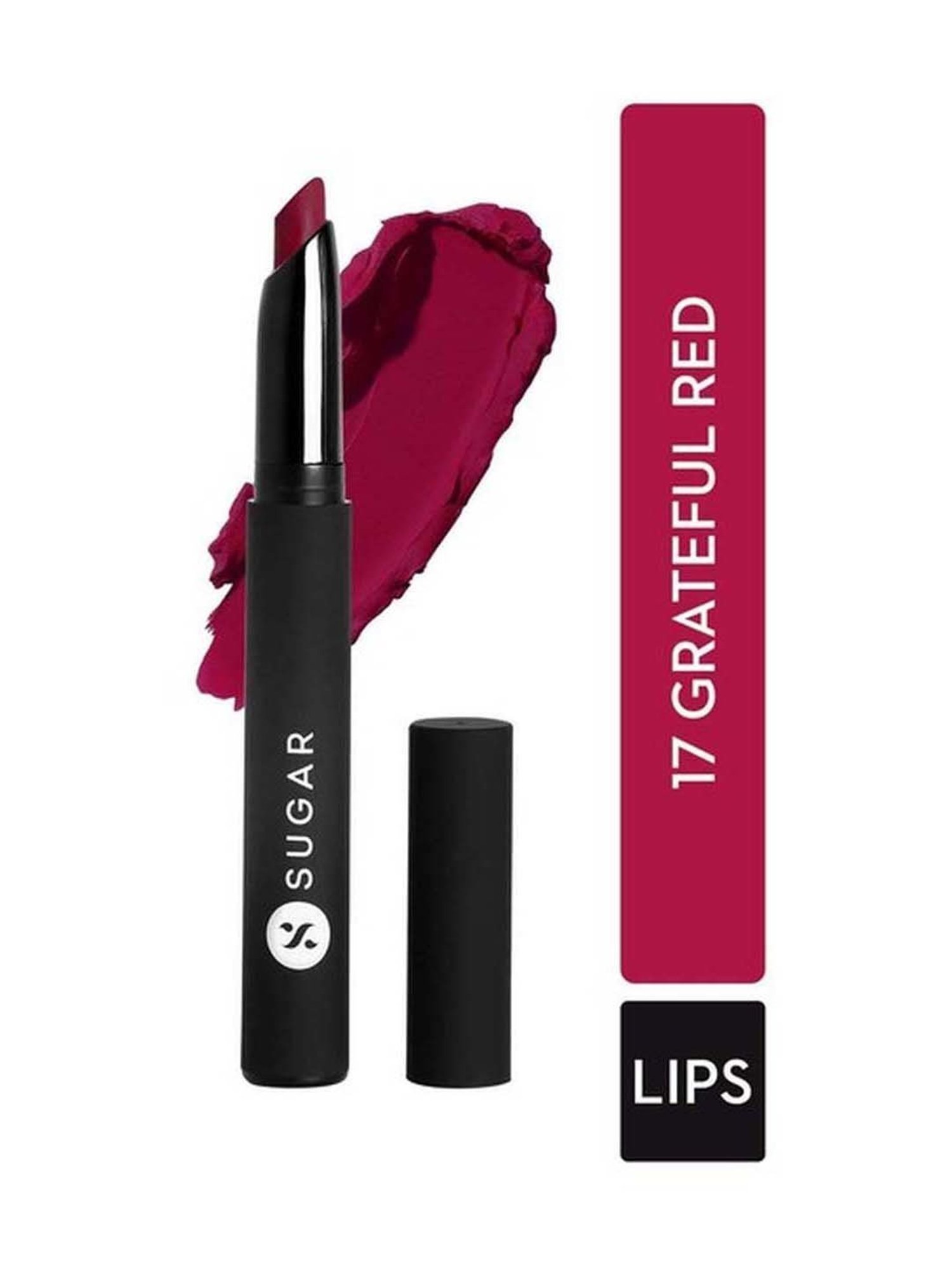 Sugar Cosmetics Matte Attack Transferproof Lipstick 17 Grateful Red - 2 gm