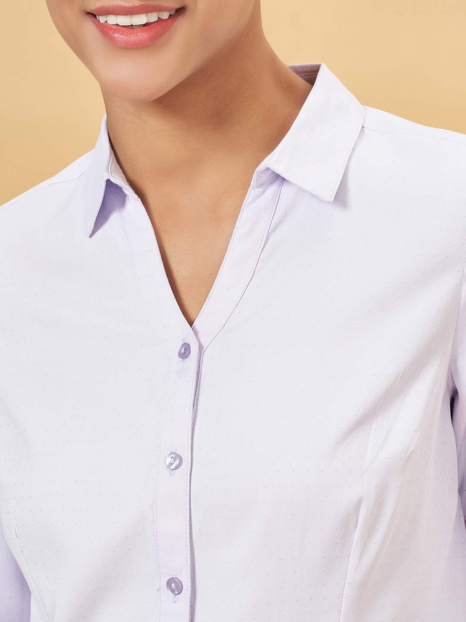 Style Quotient Brown Regular Fit Formal Shirt