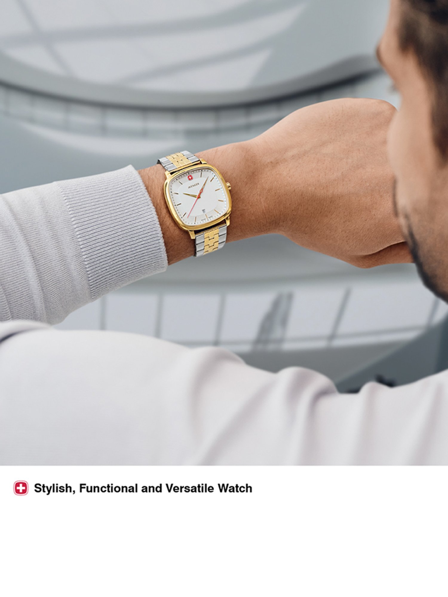 Wenger 01.1921.104 Analog Watch for Men