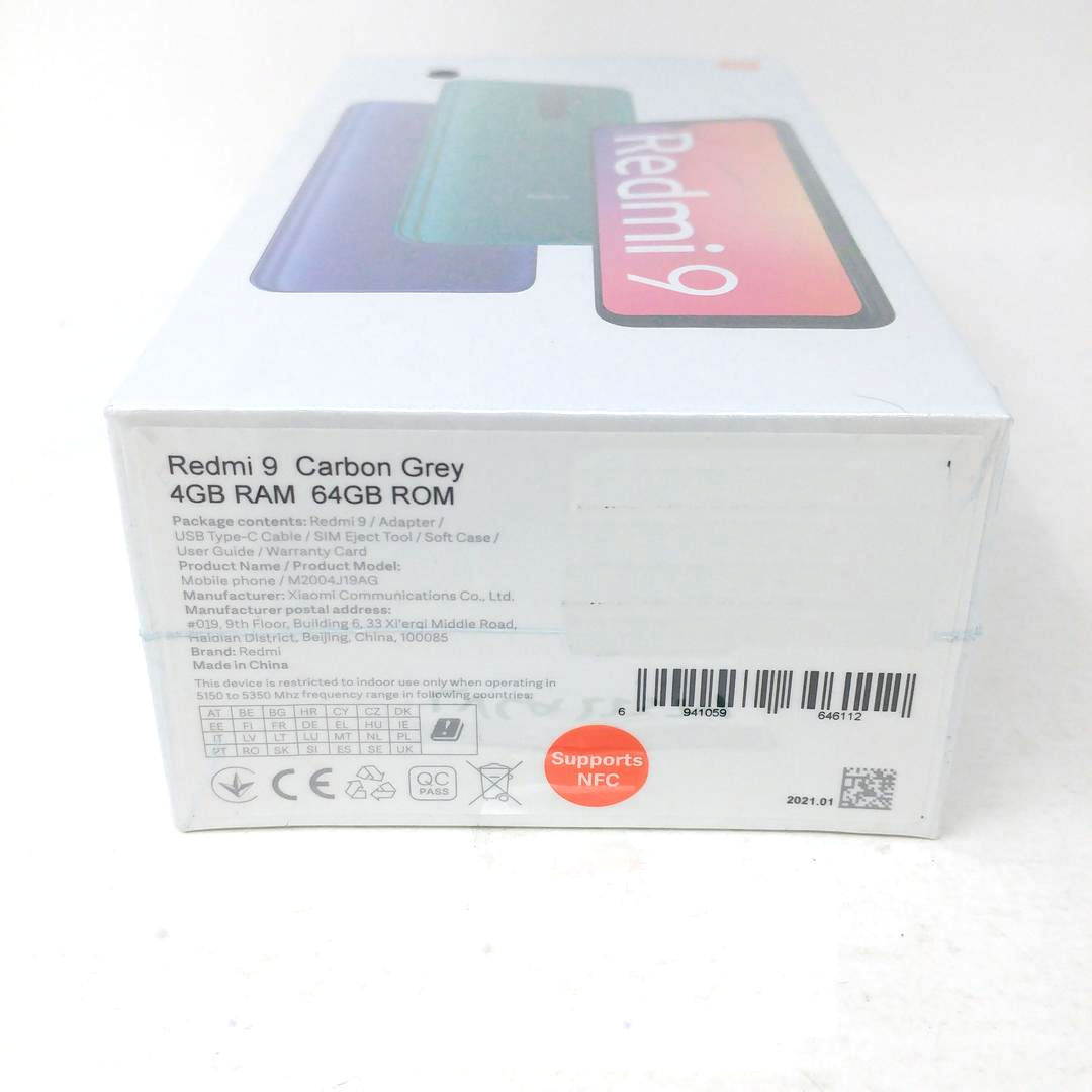 Xiaomi Redmi 9 64GB + 4GB RAM Dual SIM GSM Factory Unlocked 4G LTE 6.53 in Full HD + Display AI Quad Camera Smartphone - Sunset Purple  - International Version