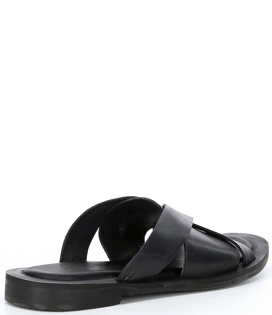 Free People Del Mar Woven Leather Slide Sandals