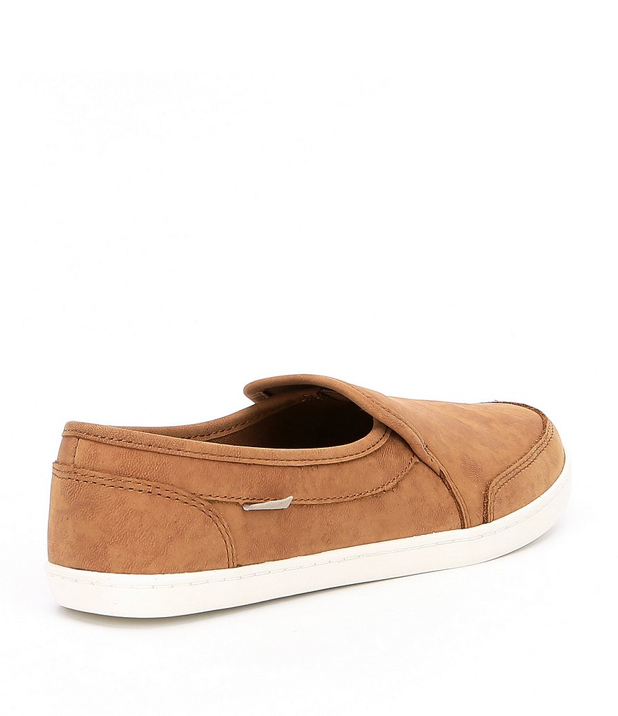 Sanuk Pair O Dice Leather Slip-On Shoes