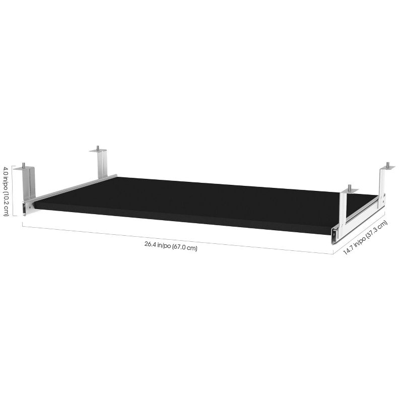 Pro Concept Plus Keyboard Shelf Black - Bestar