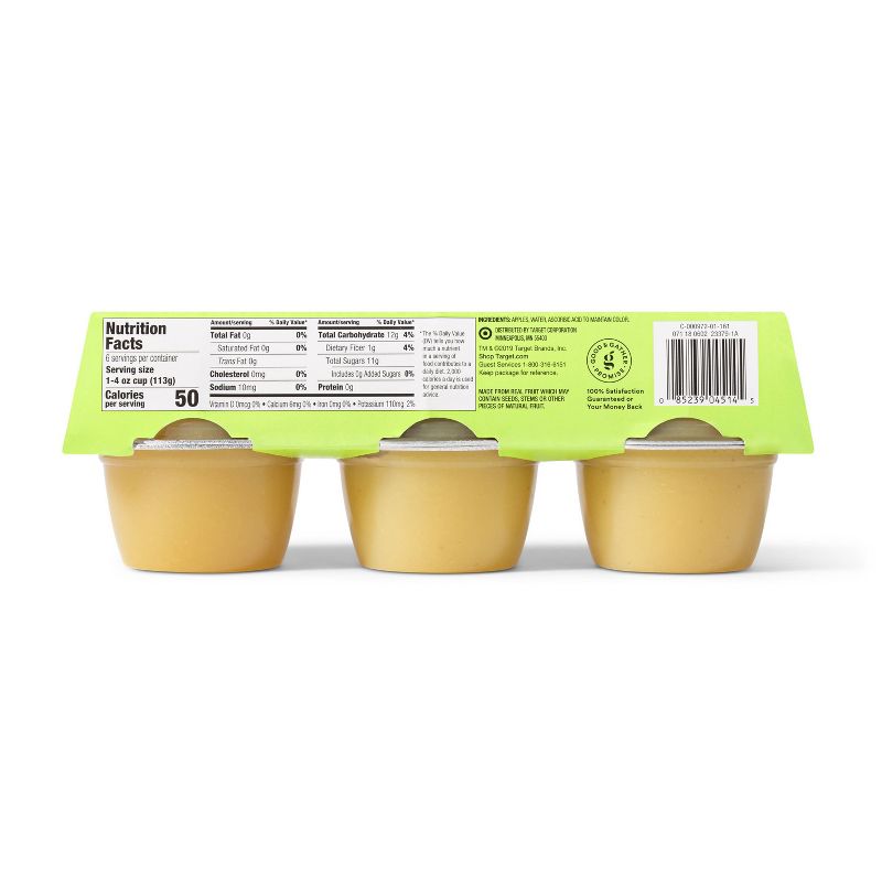 Unsweetened Applesauce Cups - 6ct - Good & Gather™
