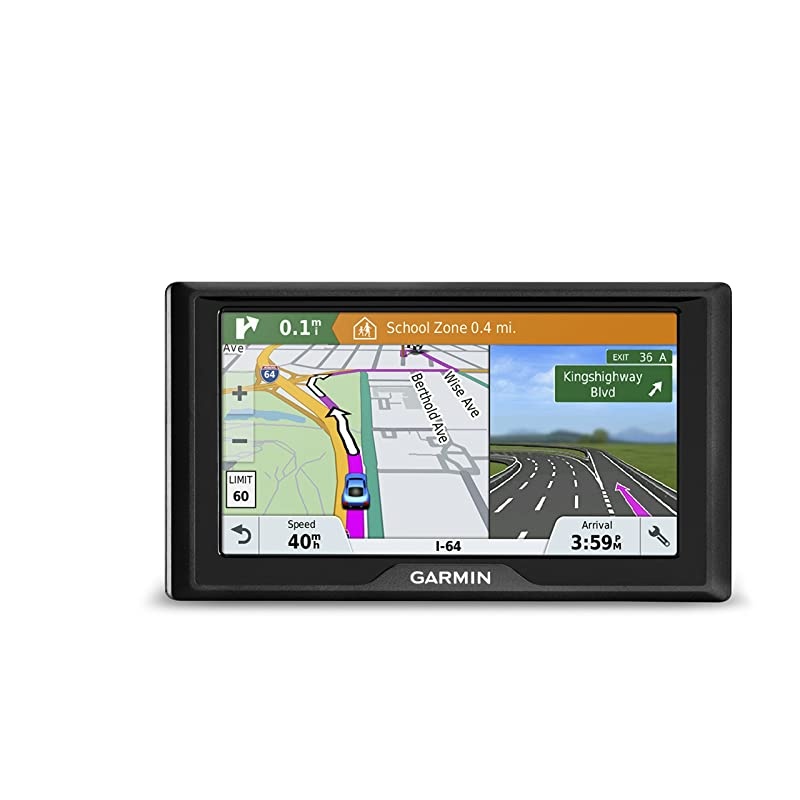 Drive 51 USA LM GPS Navigator System with Lifetime Maps, Spoken Turn-By-Turn Directions, Direct Access, Driver Alerts, TripAdvisor and Foursquare Data (Renewed)