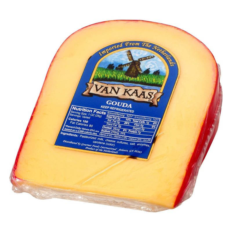 Van Kaas Gouda Cheese Wedge - 7oz