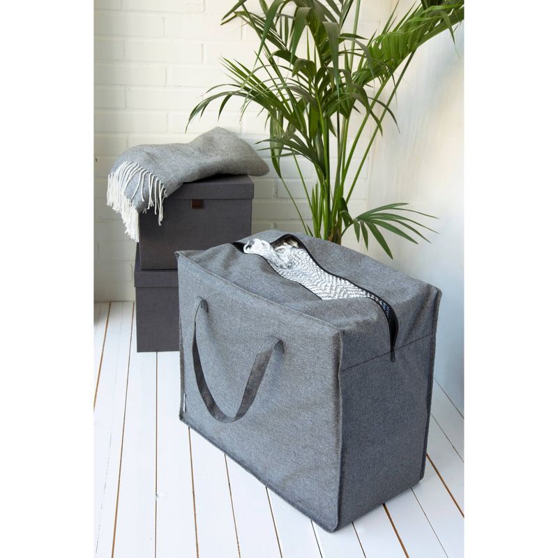 Bigso Box of Sweden Handled Storage Bag knock down Gray