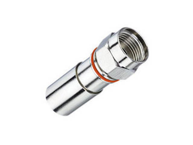 50PK RG-6 & RG-59 RTQ Compression F-Connectors