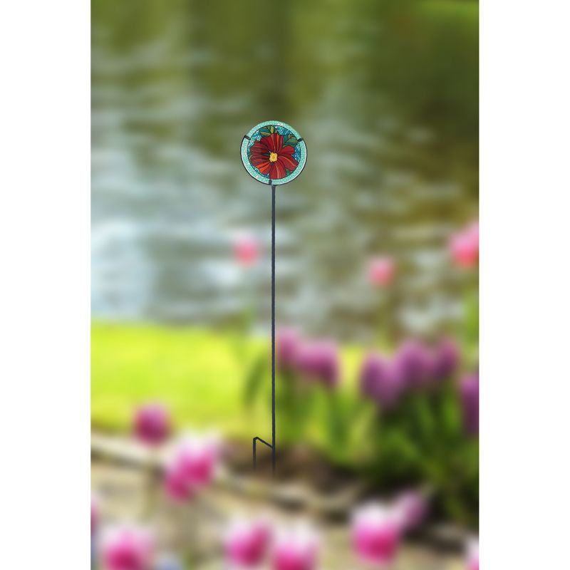36.2" H Glass Garden Stake - Creative Motion