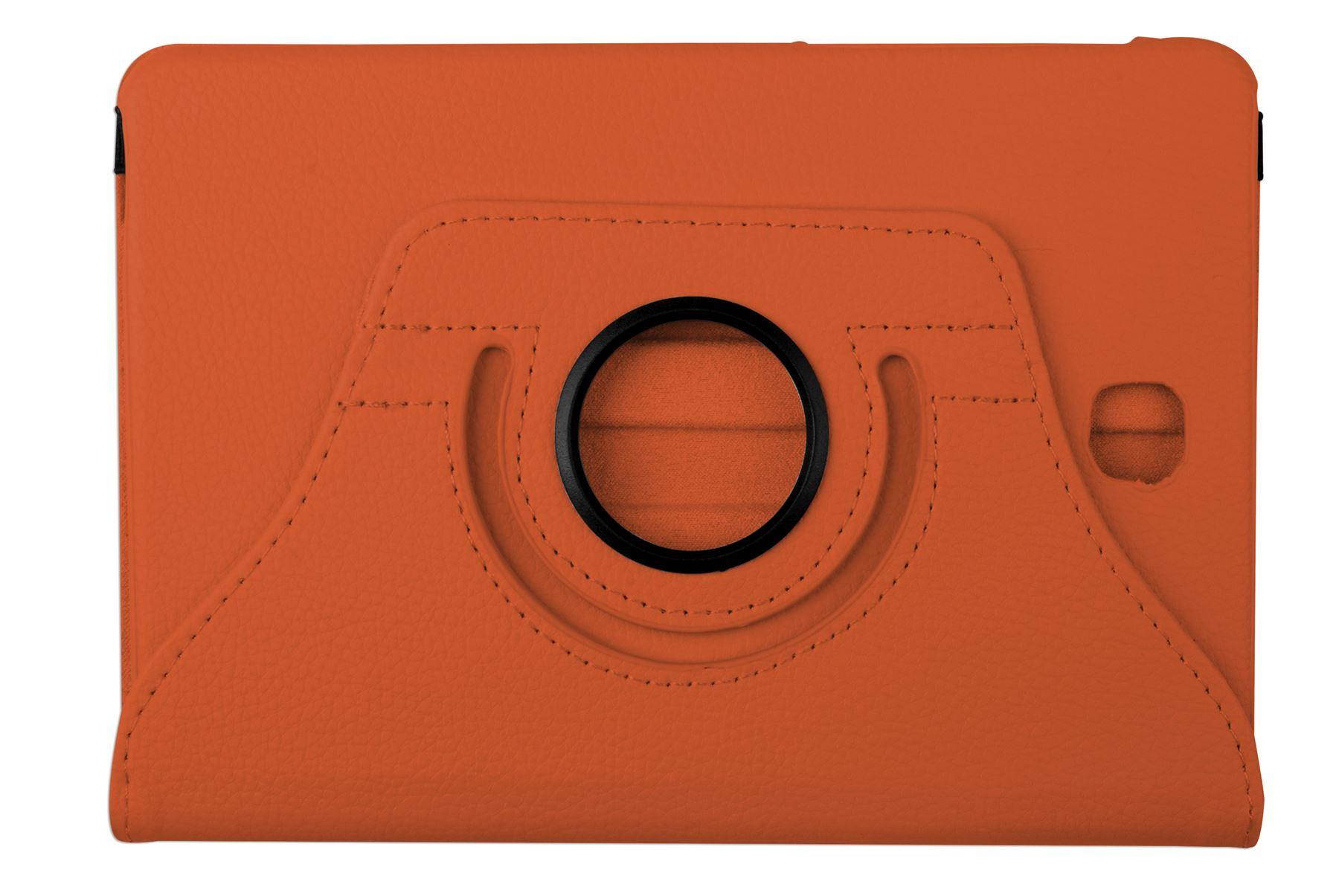 Hellfire Trading PU Leather Case 360 Rotatin for Samsung Galaxy Tab S2 T715 T710 - Orange