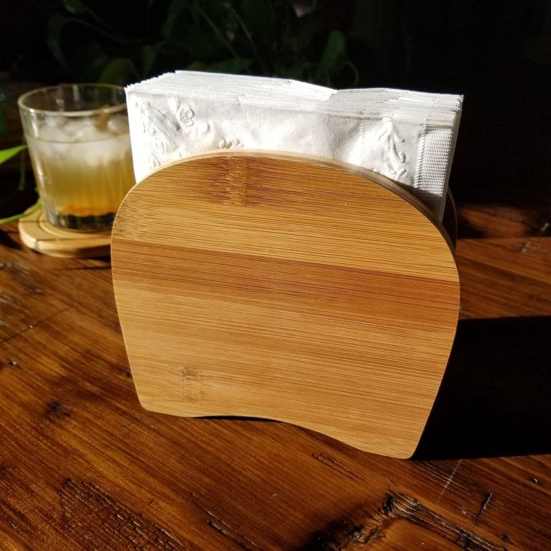 Lipper International Bamboo Napkin Holder