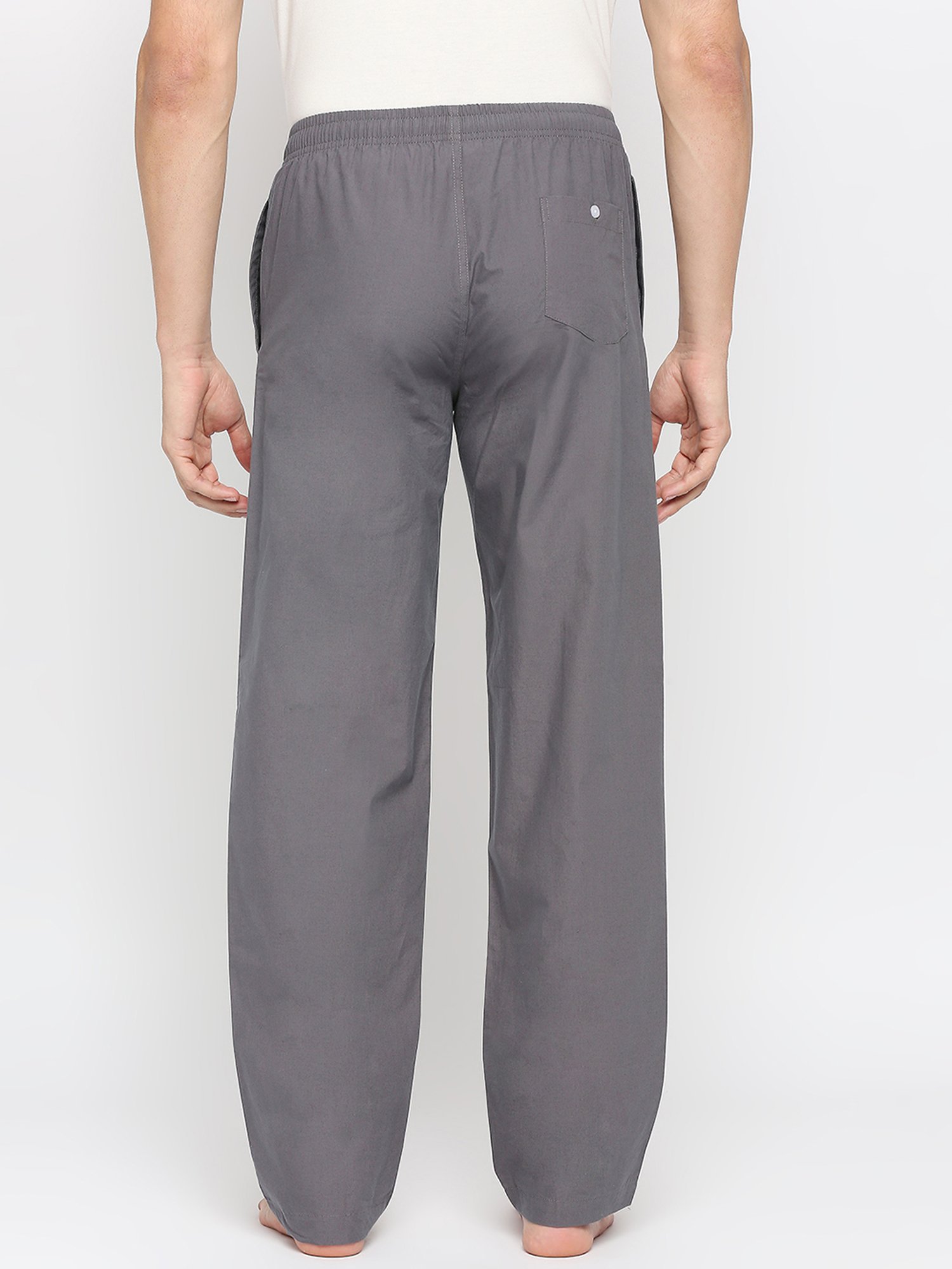 UnderJeans by Spykar Grey Regular Fit Trackpants