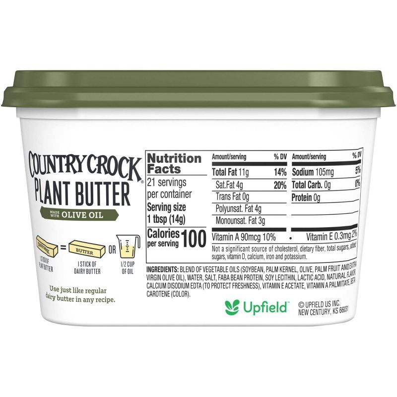 Country Crock Olive Oil Plant Butter - 10.5oz