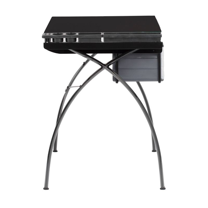 Canvas & Color Adjustable Craft Station Black Glass - Studio Designs