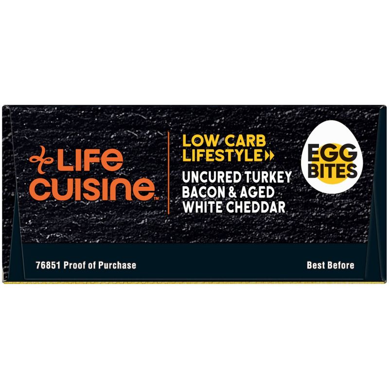 Life Cuisine Egg Bites Uncured Turkey Bacon & Aged White Cheddar - 4.5oz