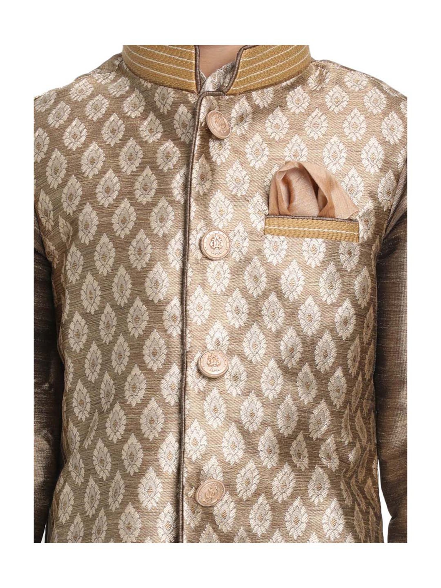 Crimsoune Club Kids Mint Solid Full Sleeves Blazer