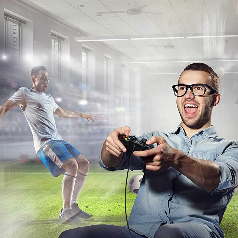 Wired Controller for PS3 PC Gamepads with Vibration Fire Button Range up to 10m Support PCLaptop Android and TV Box CamouflageWired Controller