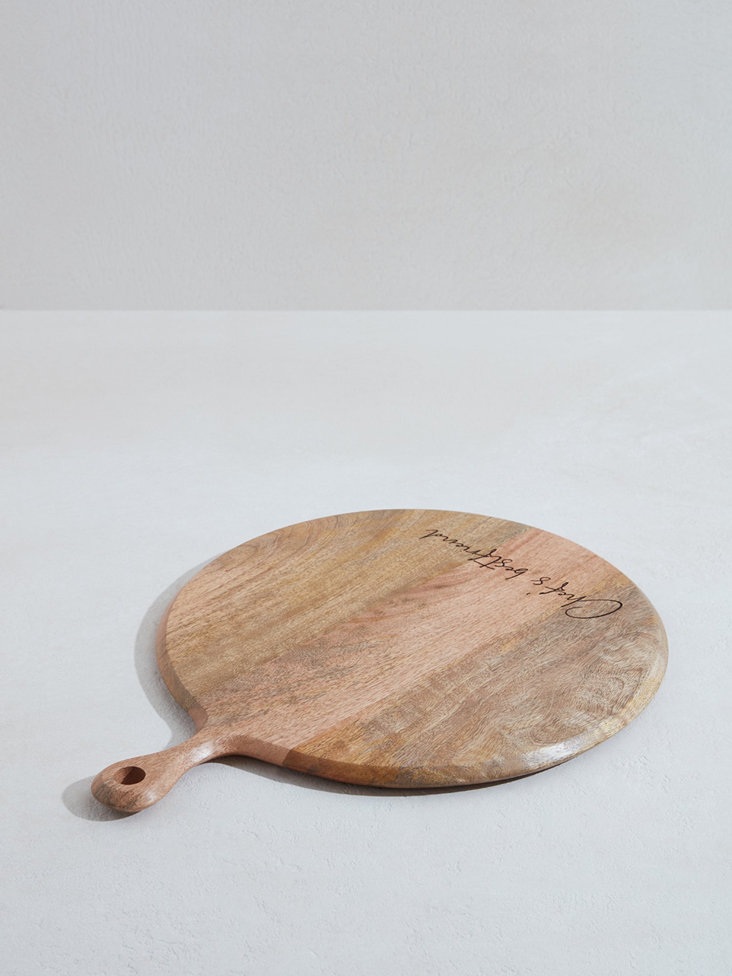 Crayton Beige & Brown Bamboo Chopping Board - Set of 1