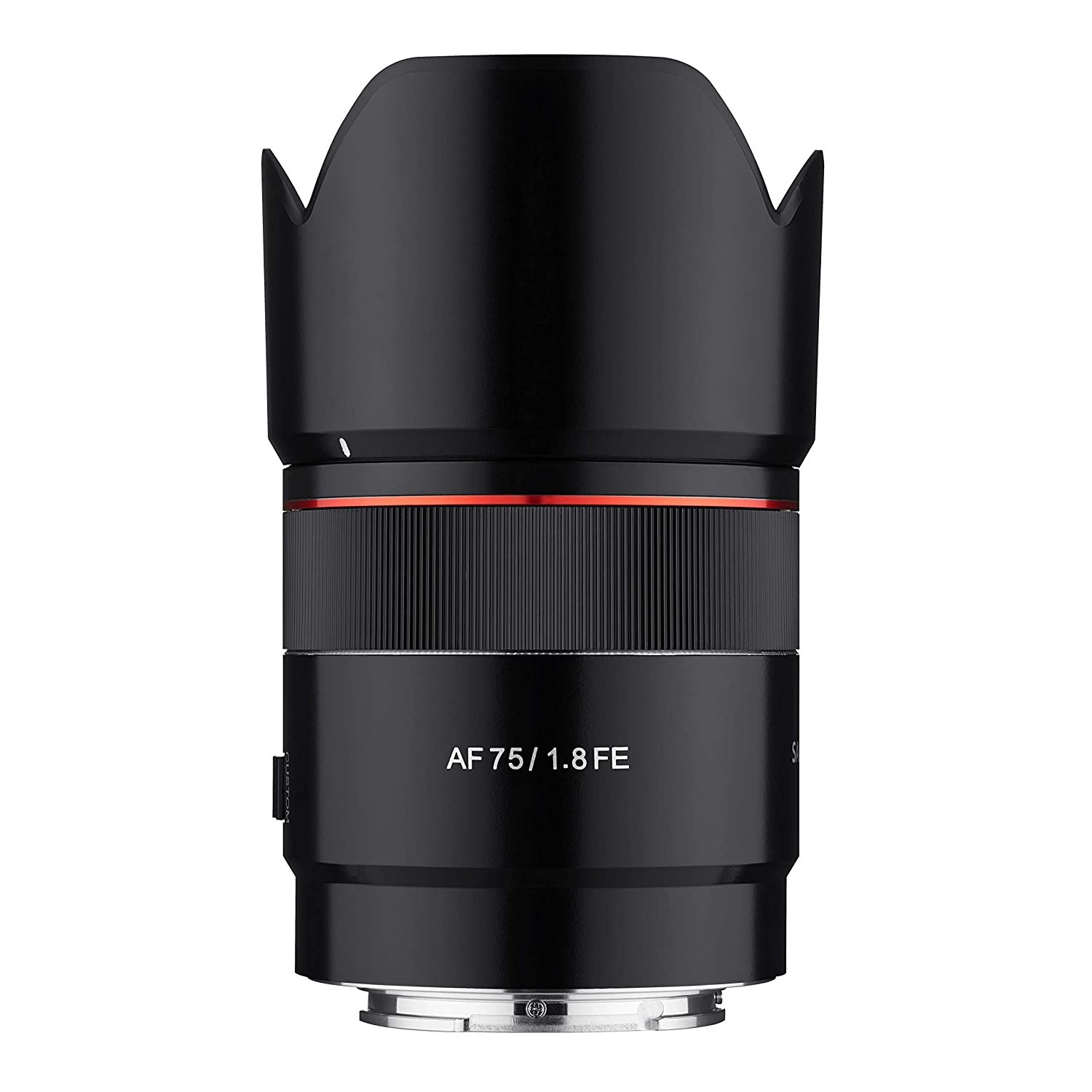 Samyang AF 75mm F1.8 Compact Auto Focus Telephoto Lens for Sony FE Mount, Black (SYIO75AF-E)