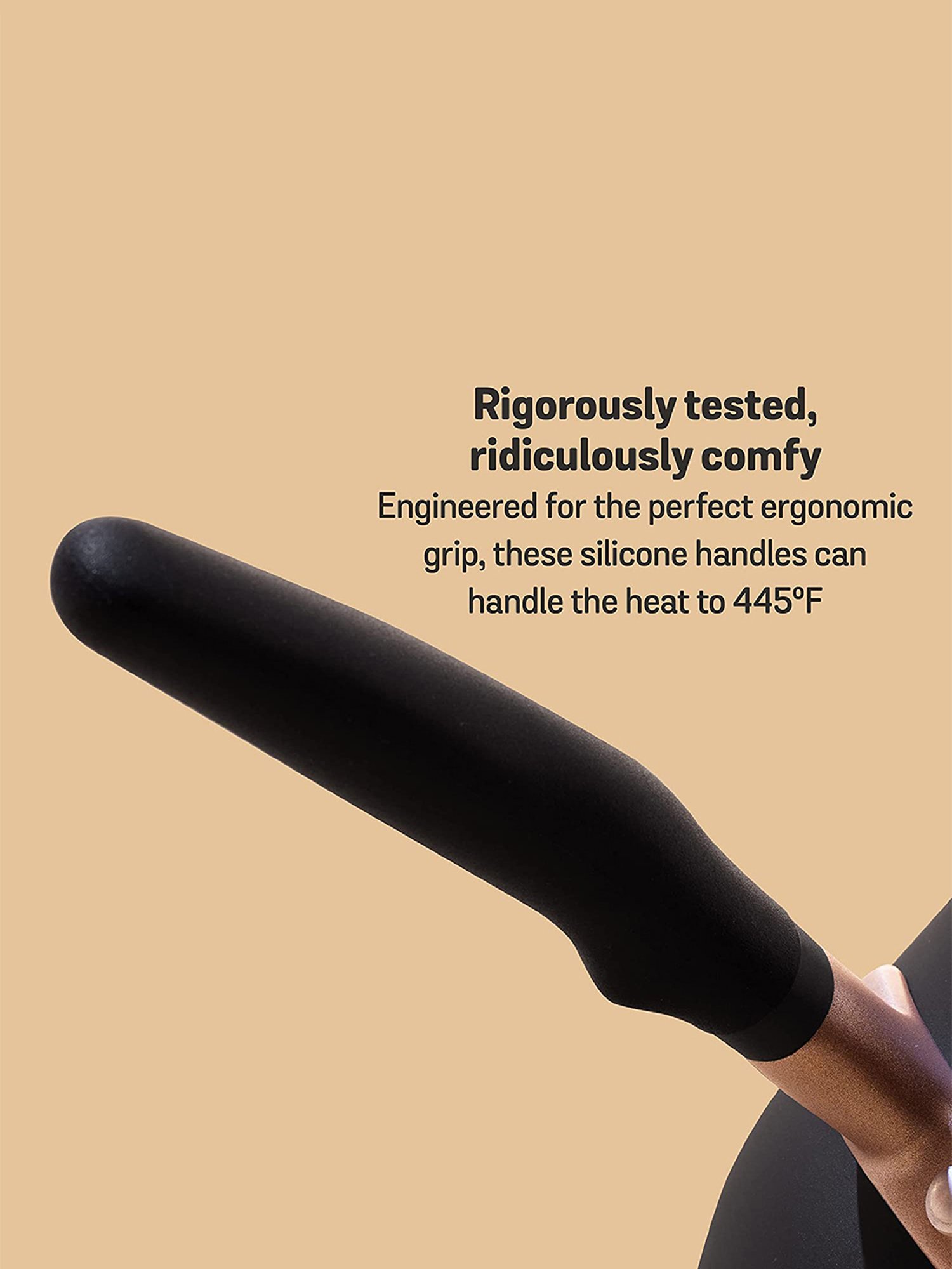 Meyer Accent Series Hard Anodized Nonstick Chef Pan with Helper Handle, 4.5 Liters, Matte Black