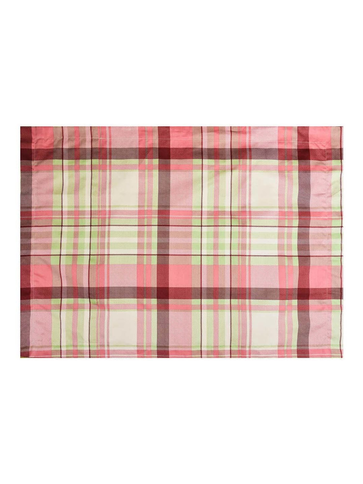 @Home Arias Pink 300 TC Cotton King Bedsheet with 2 Pillow Covers