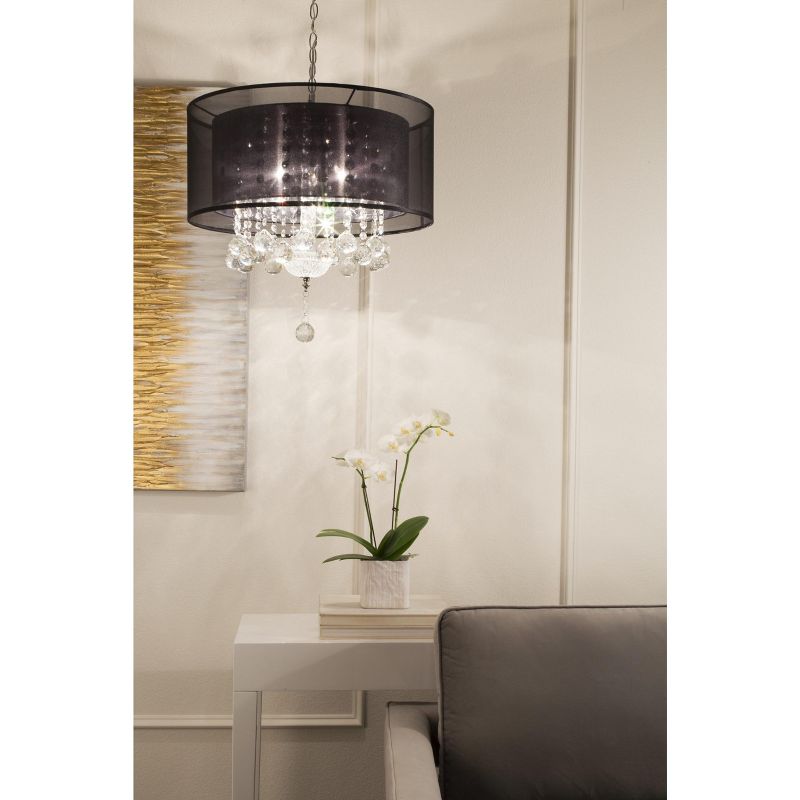 OK Lighting 19"H Effleurer Ceiling Lamp