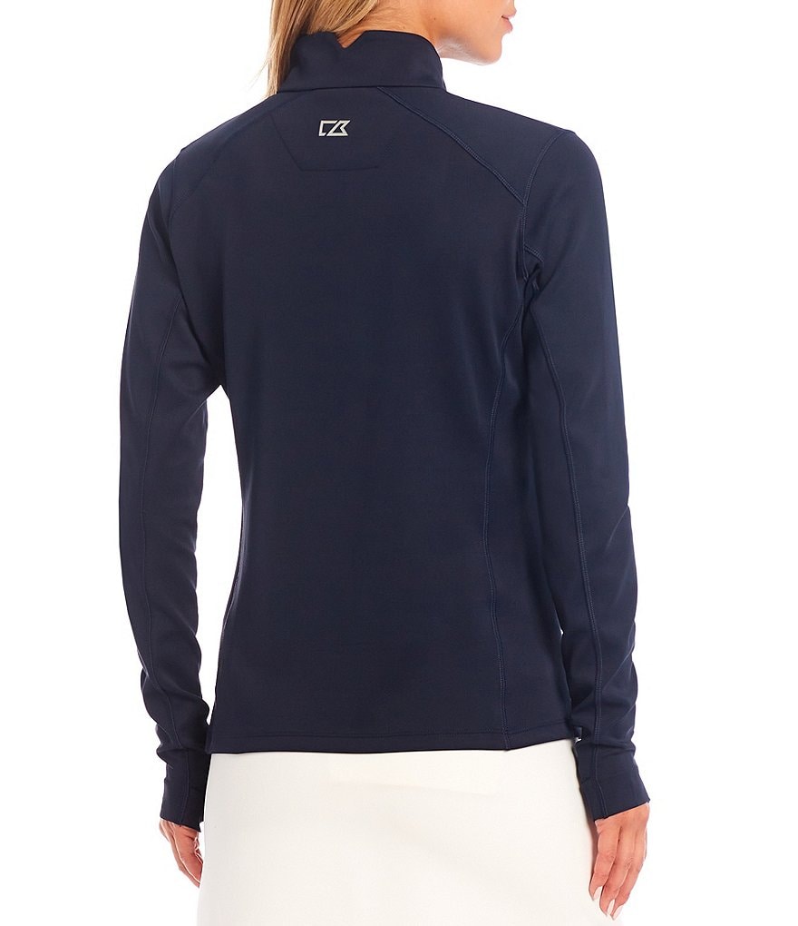 IBKUL Solid Long Sleeve Mock Neck Top