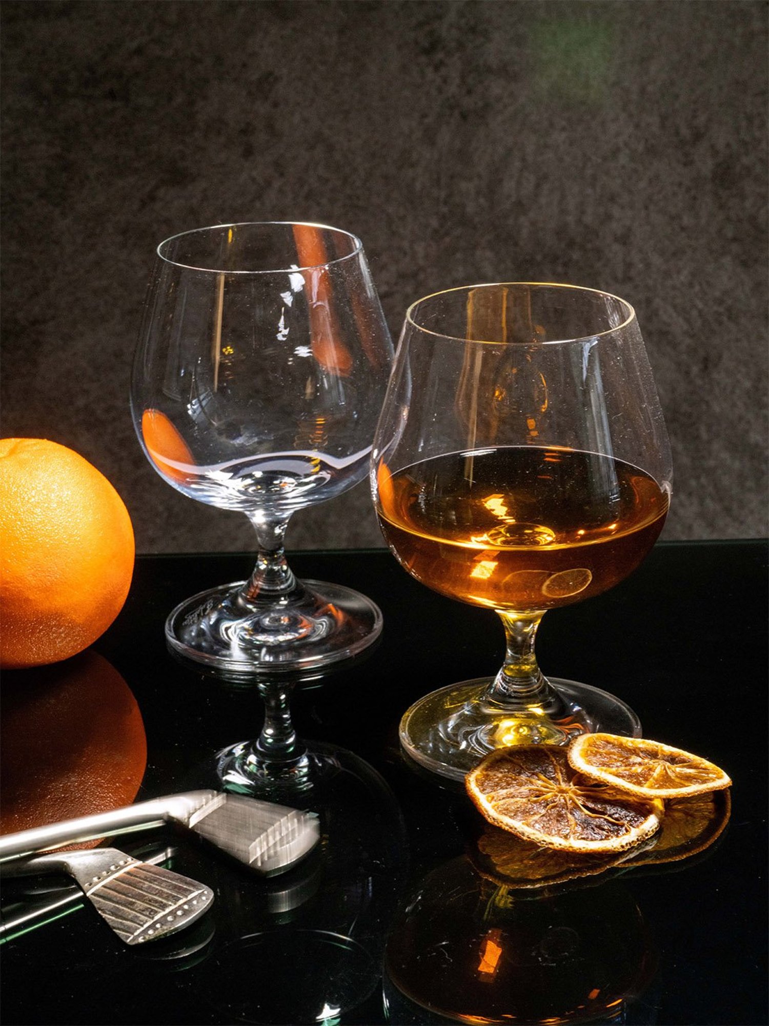 Goodhomes Transparent Glass Wine Glasses - Set of 6 (250ml)