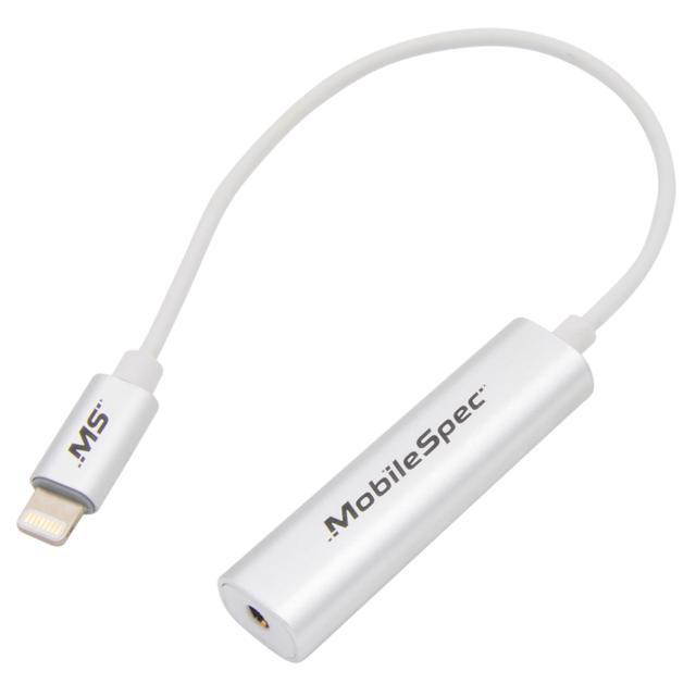 MOBILESPEC MBS12551 Audio Adapter,3.5mm Audio Cable,White