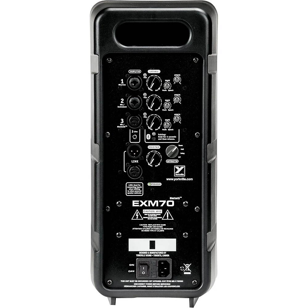 Yorkville EXM70 Ultra Compact Dual 5" Powered Portable PA Speaker