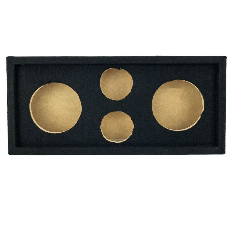 Q Power CH102S Car Audio Subwoofer Enclosure Box Chuchero for 8 Inch Mids and 3 Inch Tweeters (2 Pack)