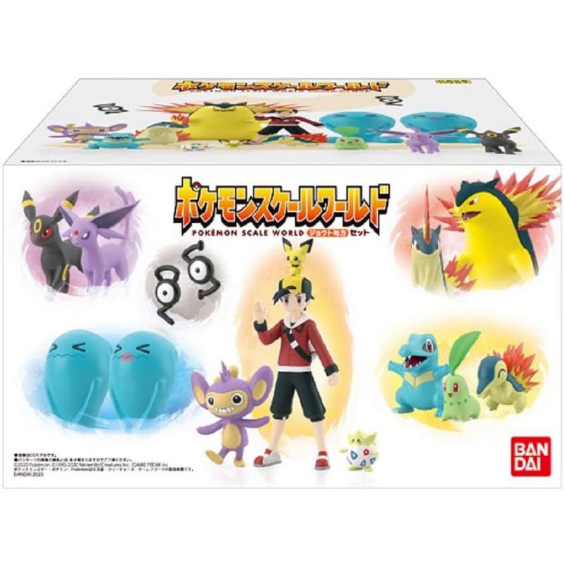 Bandai Gashapon Pokemon Scale World Johto Mini Figure - Box Set